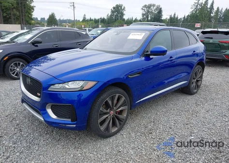 2017 Jaguar F-Pace First Edition z USA, uszkodzony, nr VIN SADCP2BV9HA056400